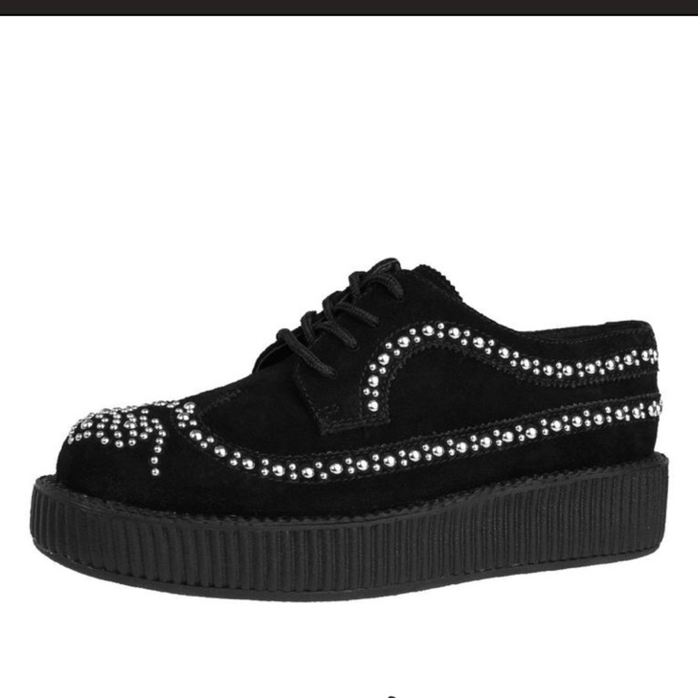 T.U.K. STUDDED WINGTIP CREEPERS